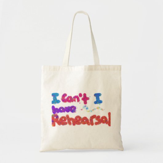 私にリハーサルのバッグがあります トートバッグ (正面)