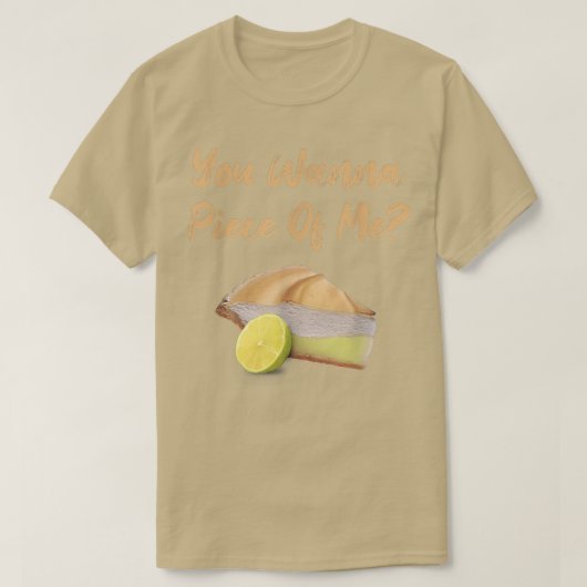 私にレモンパイおもしろいデザート食べ物 Tシャツ (デザイン正面)