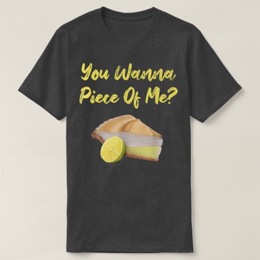 私にレモンパイおもしろいデザート食べ物 Tシャツ (デザイン正面)