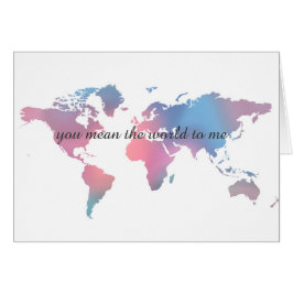 私に世界を意味します