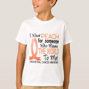 私に世界をEndometrial蟹座意味します Tシャツ