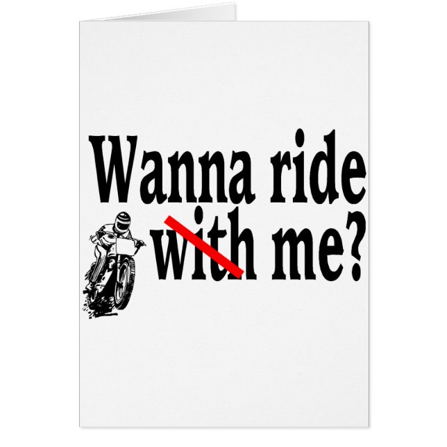 私に乗りたいと思って下さい (正面)