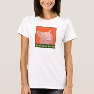 私に予備肋骨がありません Tシャツ