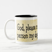 私に人をして下さい ツートーンマグカップ (左)