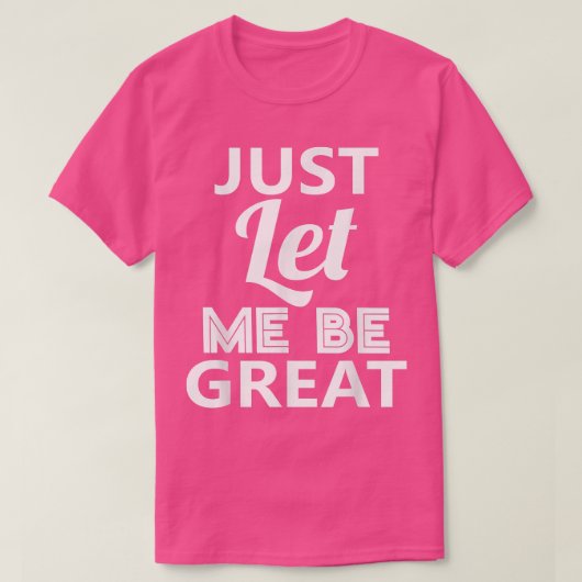 私に任せ素晴らして Tシャツ (デザイン正面)