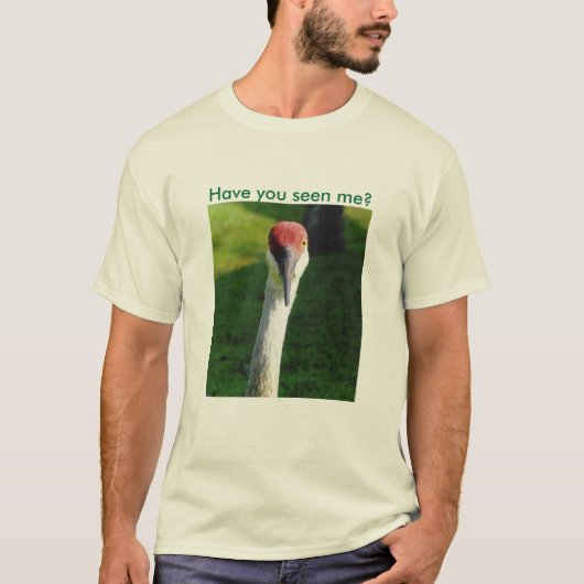 私に会いましたか。 Tシャツ (正面)