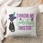 私に何かミスターマーディグラス装飾用クッション クッション (ブランケット)