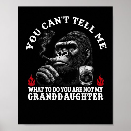 私に何をすべきかを指示できるのは私の祖父母だけ ポスター (正面)