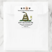 私に侵入するな スクエアシール (バッグ)