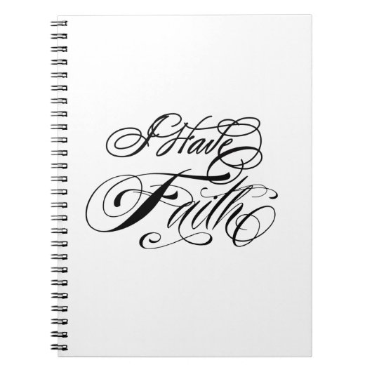 私に信頼のノートがあります ノートブック (正面)