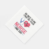 私に優しいかもしれない私はあなたのナース1日ナースセント スタンダードランチョンナプキン (角)