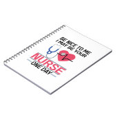 私に優しいかもしれない私はあなたのナース1日ナースセント ノートブック (左側)