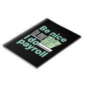 私に優しい私は給与の事務マネジャーおもしろいを行う ノートブック (左側)