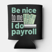 私に優しい私は給与の事務マネジャーおもしろいを行う 缶クーラー (裏面)