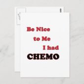 私に優しくしなさい。ケモを持っていた ポストカード (正面/裏面)