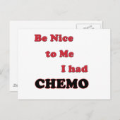 私に優しくしなさい。ケモを持っていた ポストカード (正面/裏面)