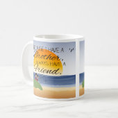 私に兄弟がいるので、私に友人が常にあります コーヒーマグカップ (正面左)