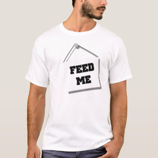 私に印のTシャツを食べ物を与えて下さい Tシャツ