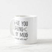私に取り憑かれているの？ コーヒーマグカップ (正面左)