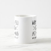 私に取り憑かれているの？ コーヒーマグカップ (中央)