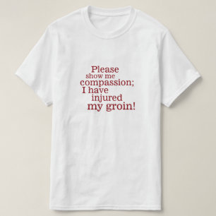私に同情の…穹稜の傷害を示して下さい! Tシャツ