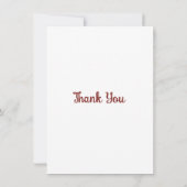 私に名刺を作ってくれてありがとうスマイル 招待状 (裏面)