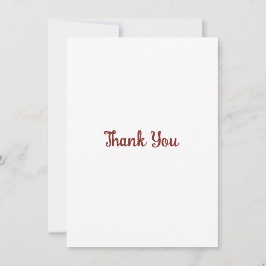 私に名刺を作ってくれてありがとうスマイル 招待状 (裏面)