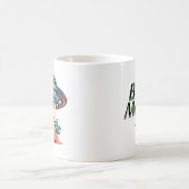 私に向かって光る |エイリアンとUFO モーフィングマグカップ (中央)