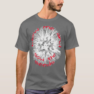 私に吹いて種を蒔け タンポポの民俗伝説名言 Tシャツ