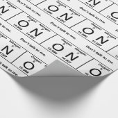 私に周期表を話さないで下さい ラッピングペーパー (角)