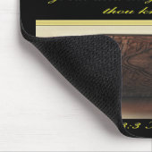 私に呼べば、私はtheeのジェレミアの33:3に答えます マウスパッド (コーナー)