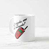私に呼出しZaydeをしないで下さい! コーヒーマグカップ (正面左)
