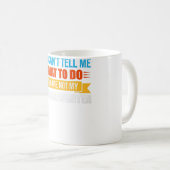 私に命令しないで あなたは私のおばあちゃんじゃない コーヒーマグカップ (正面右)