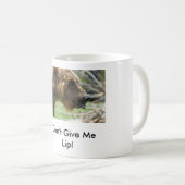 私に唇を与えないで下さい! コーヒーマグカップ (正面右)