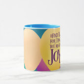 私に喜びをもたらすこと マグカップ (中央)