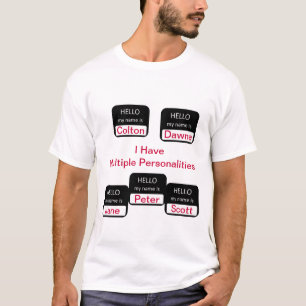 私に多数人格おもしろTシャツがあります Tシャツ