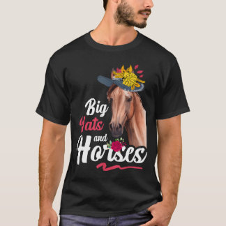 私に大きな馬の競馬とダービーを話す Tシャツ