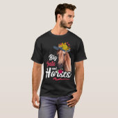 私に大きな馬の競馬とダービーを話す Tシャツ (正面フル)