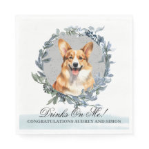 私に奢って！ペンブローク・ウェルシュ・コーギー 犬の結婚式ペットグッズ