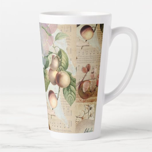 私に実りある信仰のアートジャーナルを遵守 カフェラテマグ (右)