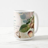 私に実りある信仰のアートジャーナルを遵守 コーヒーマグカップ (正面右)