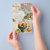 私に実りある信仰のアートジャーナルを遵守 チラシ (ハンドル)