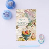 私に実りある信仰のアートジャーナルを遵守 チラシ (シングル)