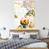 私に実りある信仰のポスターを守る キャンバスプリント (インサイチュ (寝室))