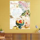 私に実りある信仰のポスターを守る キャンバスプリント (インサイチュ (リビング))