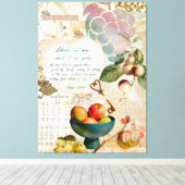 私に実りある信仰のポスターを守る キャンバスプリント (インサイチュ (ウッドフロア))