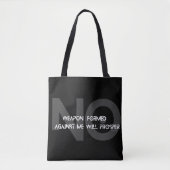 私に対して形成された武器は繁栄しない54:17 トートバッグ (正面)