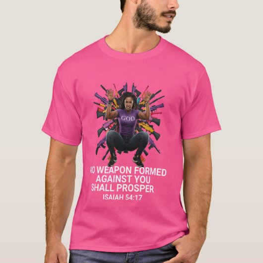 私に対して形成された武器は繁栄しない – 聖書 Tシャツ (正面)
