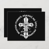 私に対して形成された武器は、信仰を得るものではない シーズンカード (正面/裏面)