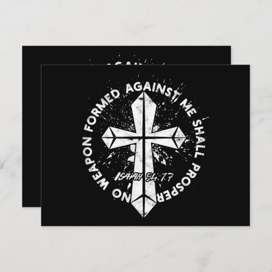私に対して形成された武器は、信仰を得るものではない シーズンカード (正面/裏面)